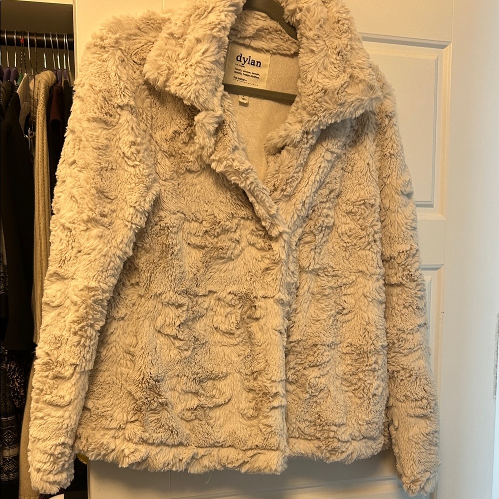 Dylan Cream Teddy Jacket